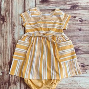 Baby girl Dress with bloomers 2pc set